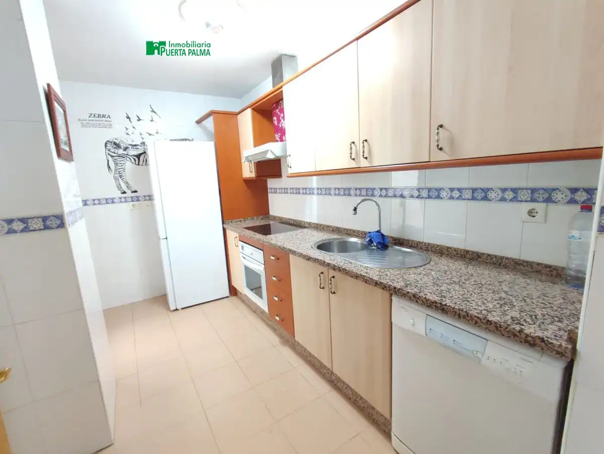 Cuina de Pis de lloguer en Badajoz amb Aire condicionat, Calefacció i Terrassa