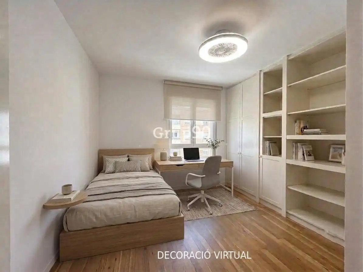 Bedroom of Flat for sale in Lleida  with Heating, Parquet flooring and Balcony