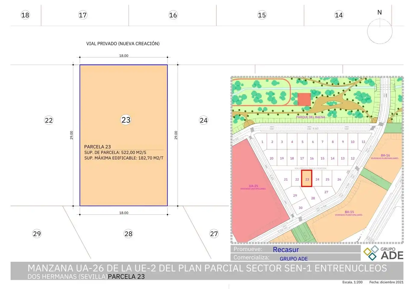 Residencial en venta en Dos Hermanas