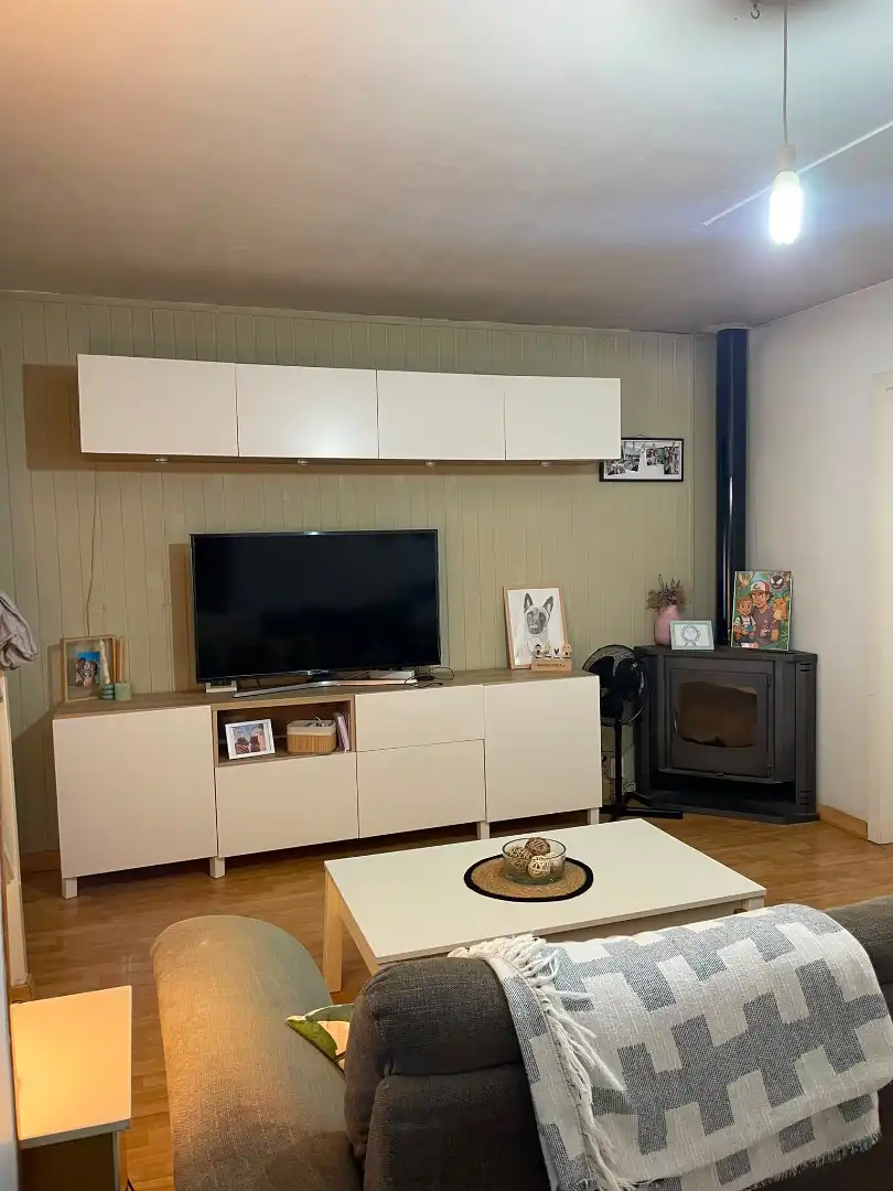 Sala d'estar de Casa adosada en venda en Els Pallaresos amb Aire condicionat, Calefacció i Jardí privat