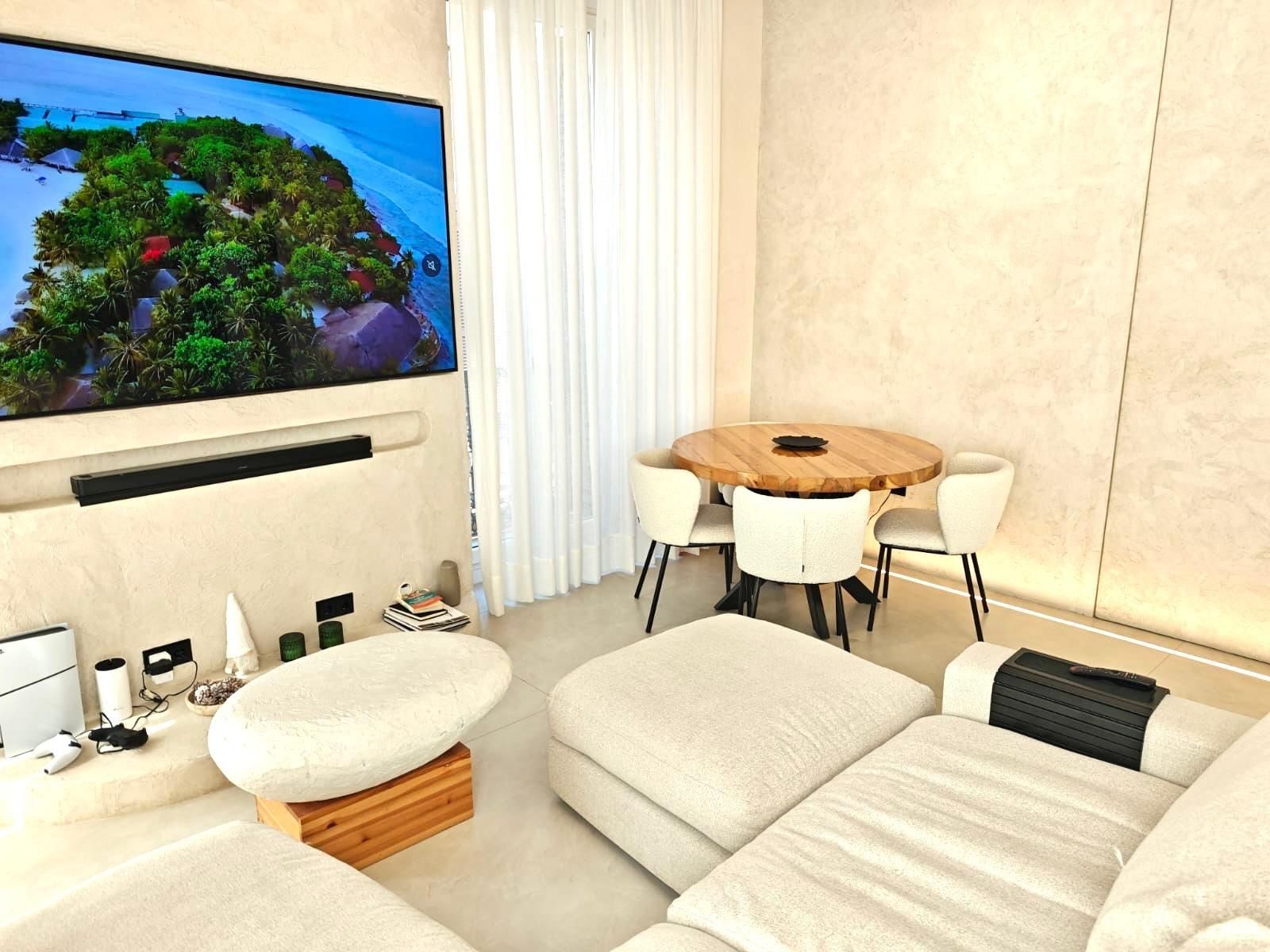 Living room of Flat for sale in Málaga Capital  with Air Conditioner, Heating and Storage room