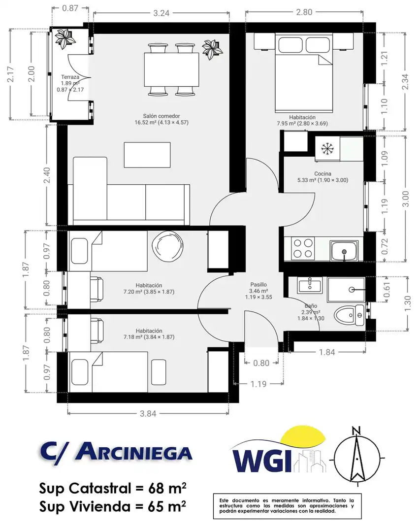Piso en venta en Madrid con Calefacción