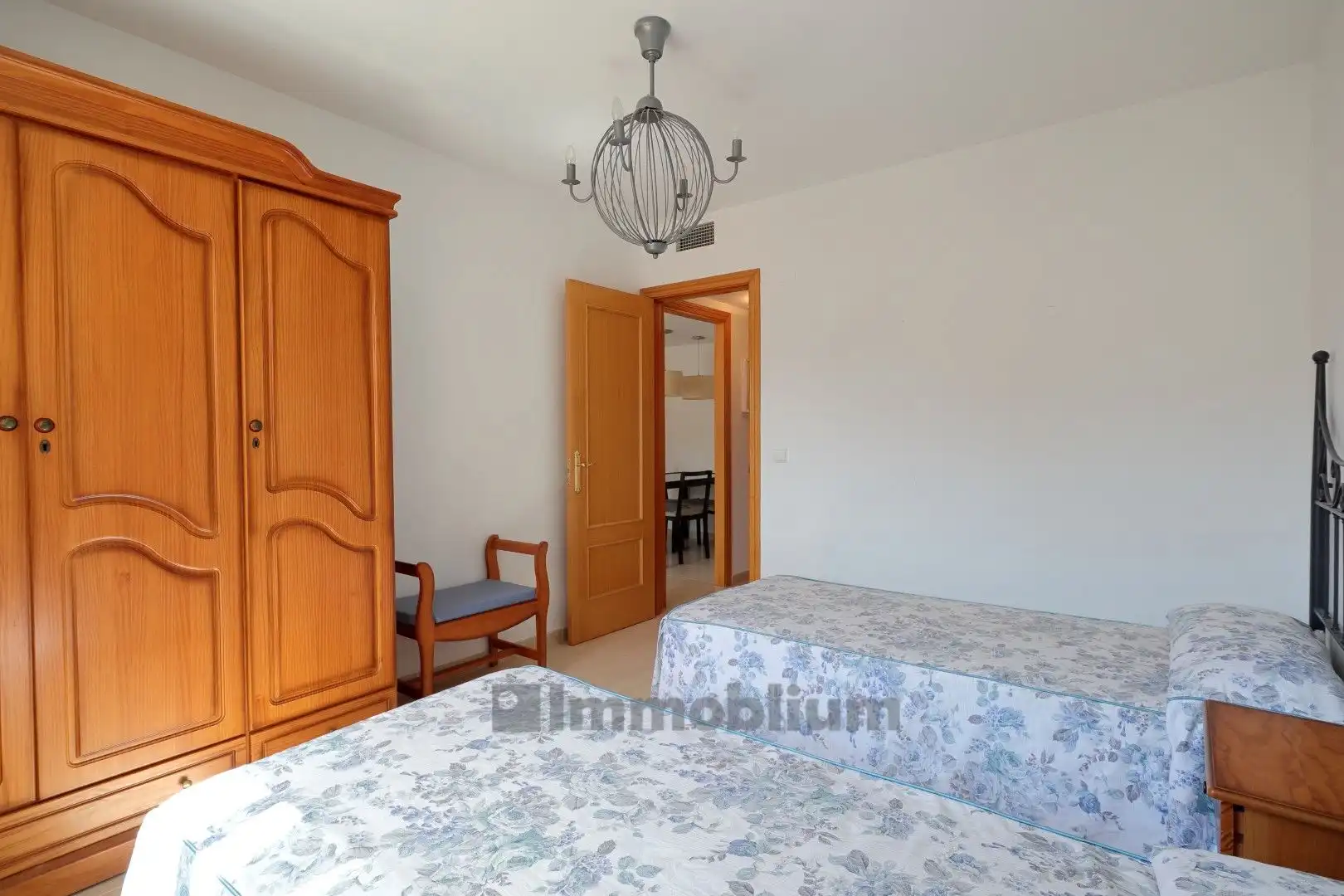 Schlafzimmer von Wohnung zur Miete in Torredembarra mit Klimaanlage, Heizung und Privatgarten