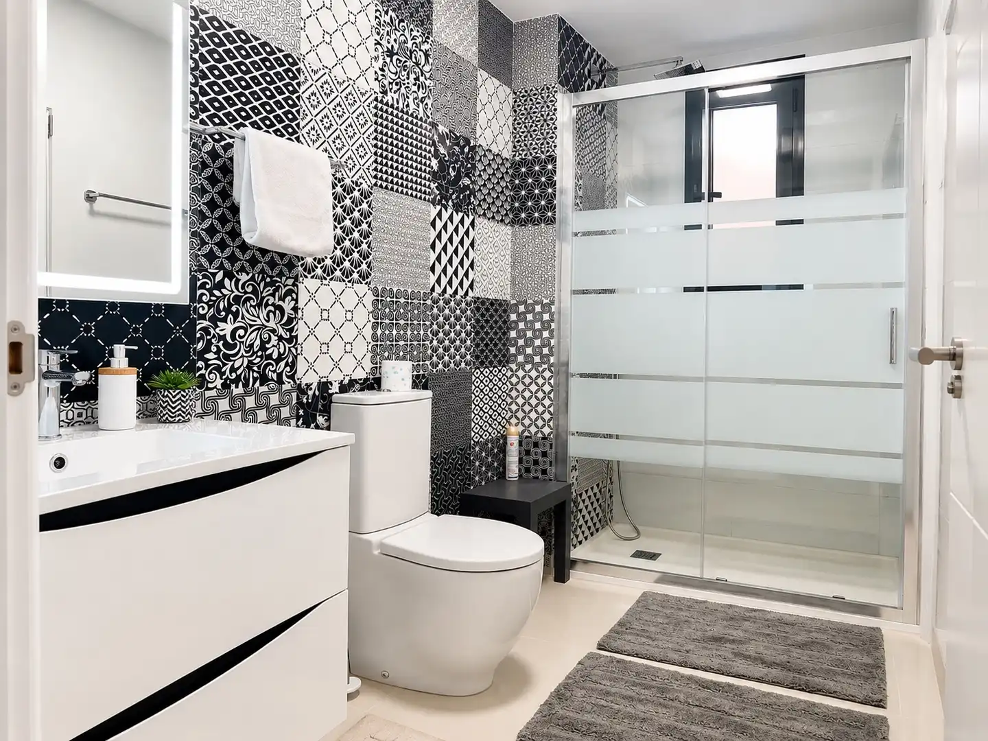 Bathroom of Houses for rent in Pilar de la Horadada  with Air Conditioner, Terrace and Swimming Pool