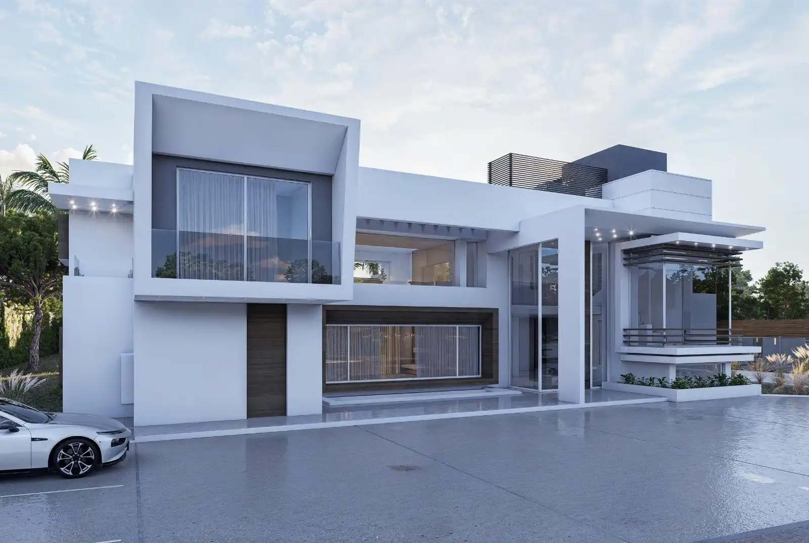 Vista exterior de Casa o xalet en venda en Marbella amb Aire condicionat, Calefacció i Jardí privat