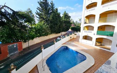 Swimming pool of Flat for sale in Benalmádena  with Air Conditioner, Heating and Parquet flooring