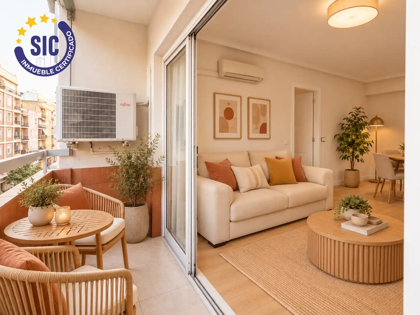 Sala de estar de Piso en venta en Quatre Carreres