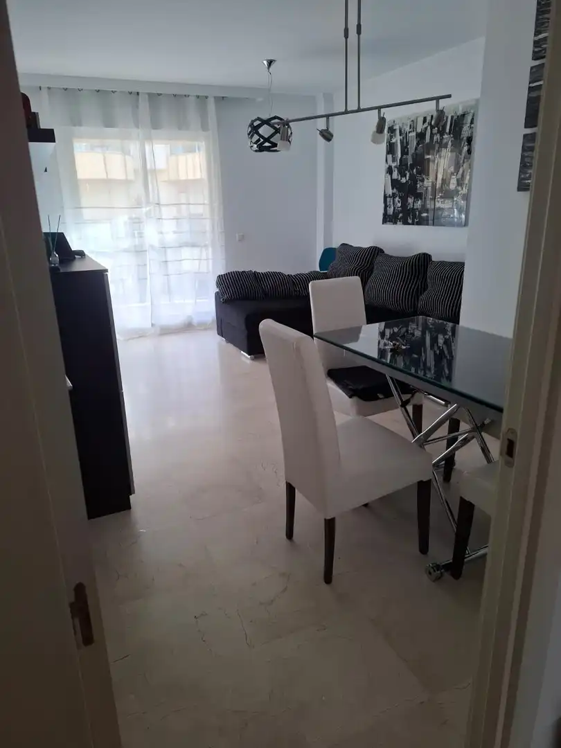 Living room of Apartments for rent in Estepona  with Air Conditioner and Terrace