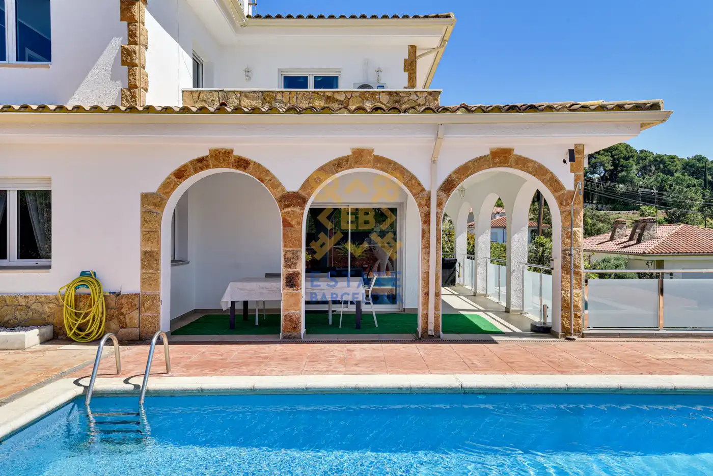 Vista exterior de Casa o chalet en venta en Lloret de Mar con Aire acondicionado, Jardín privado y Terraza
