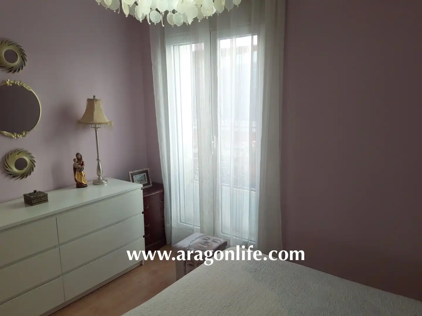 Habitación de Casa o chalet en venta en Caspe con Aire acondicionado, Parquet y Amueblado