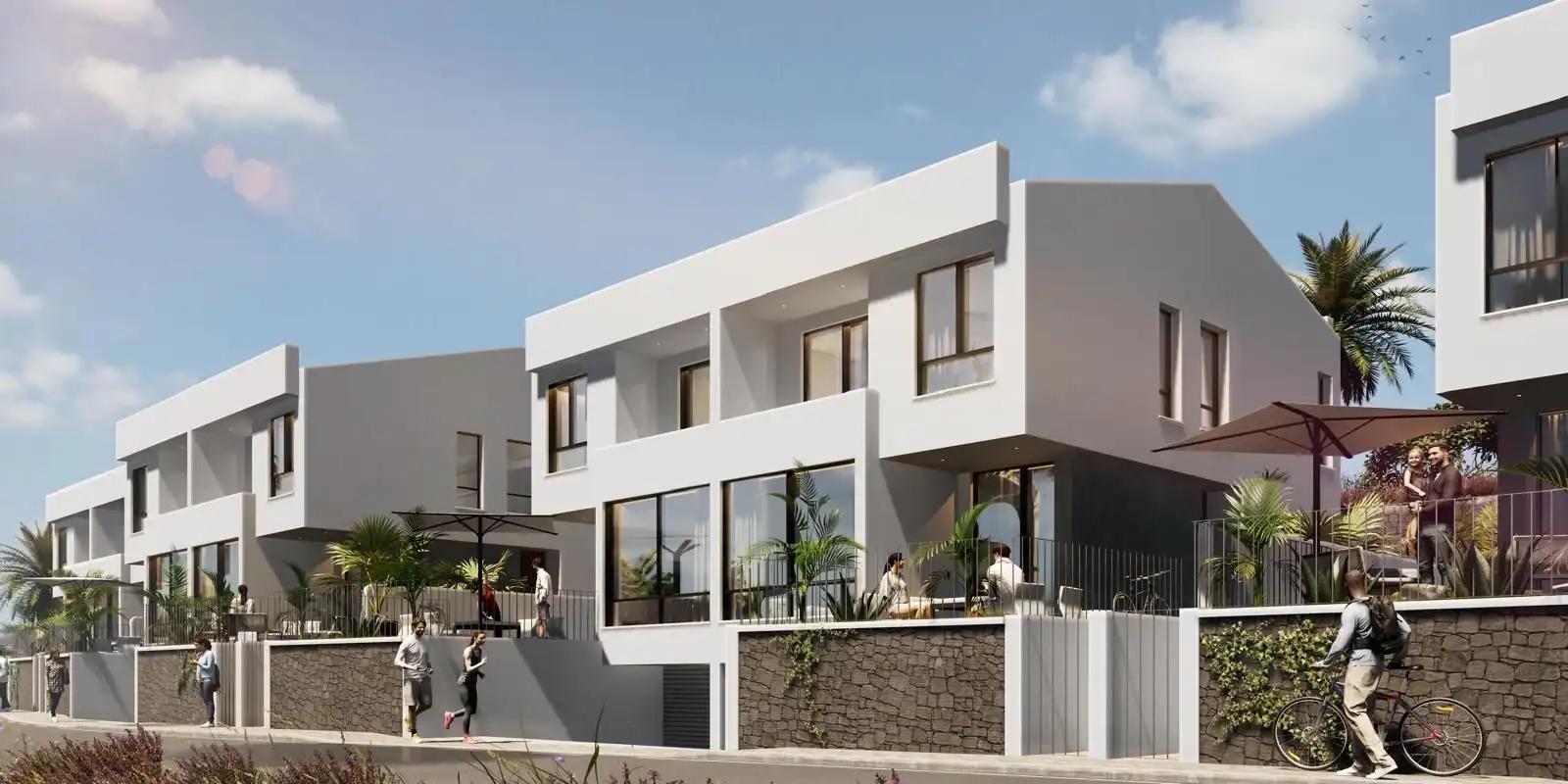 Exterior view of Detached homes for sale in Vilaflor de Chasna  with Air Conditioner, Private garden and Terrace