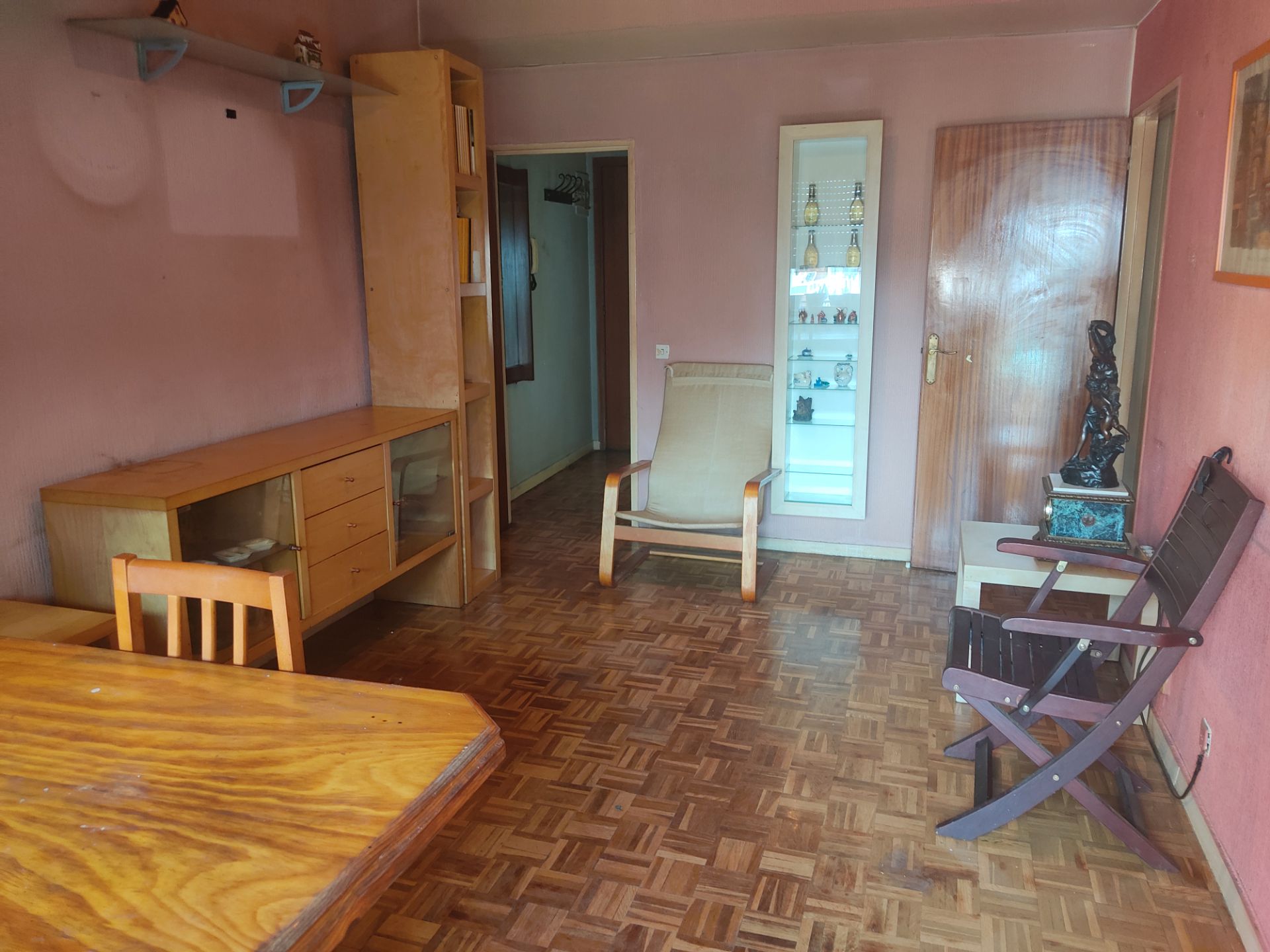 Living room of Flat for sale in Alcorcón  with Heating, Parquet flooring and Terrace