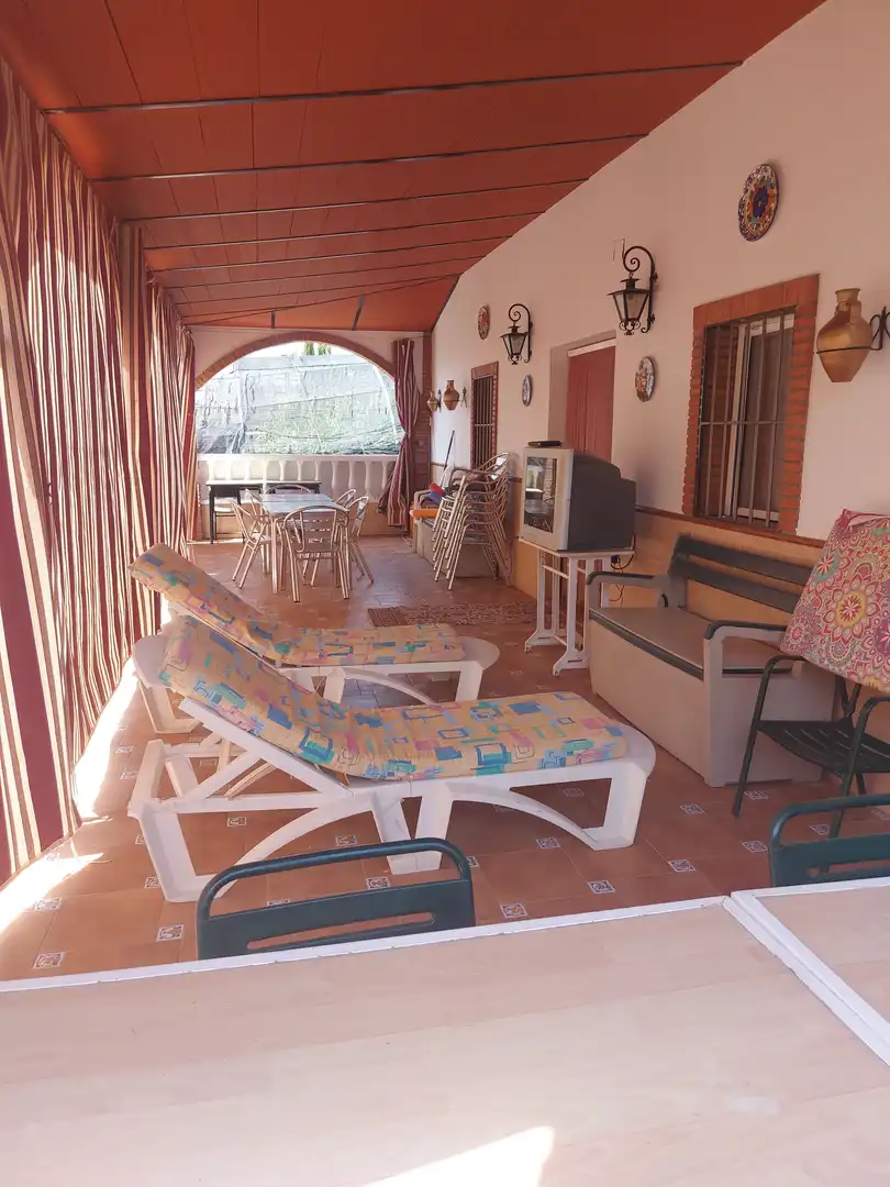 Terraza de Casa o chalet en venta en El Carpio con Jardín privado, Terraza y Piscina