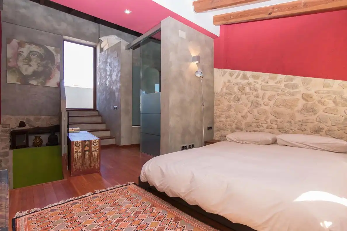 Habitación de Finca rústica en venta en La Vall de Laguar con Calefacción, Terraza y Trastero
