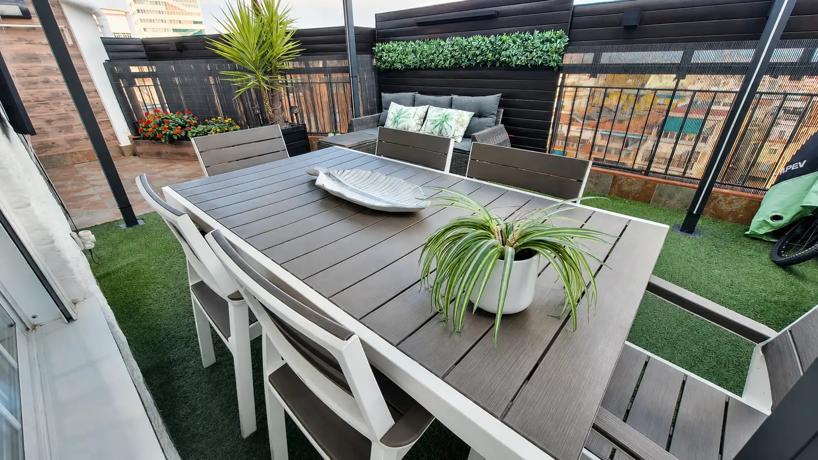 Terrasse von Dachboden zum Verkauf in Barcelona