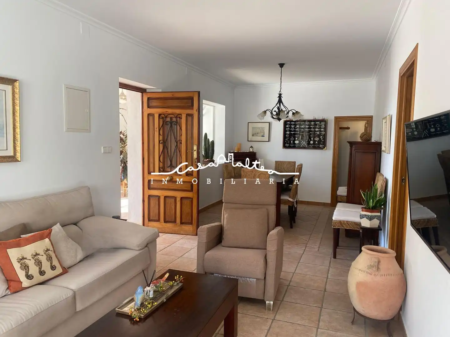 Living room of Houses for rent in Altea  with Air Conditioner and Furnished