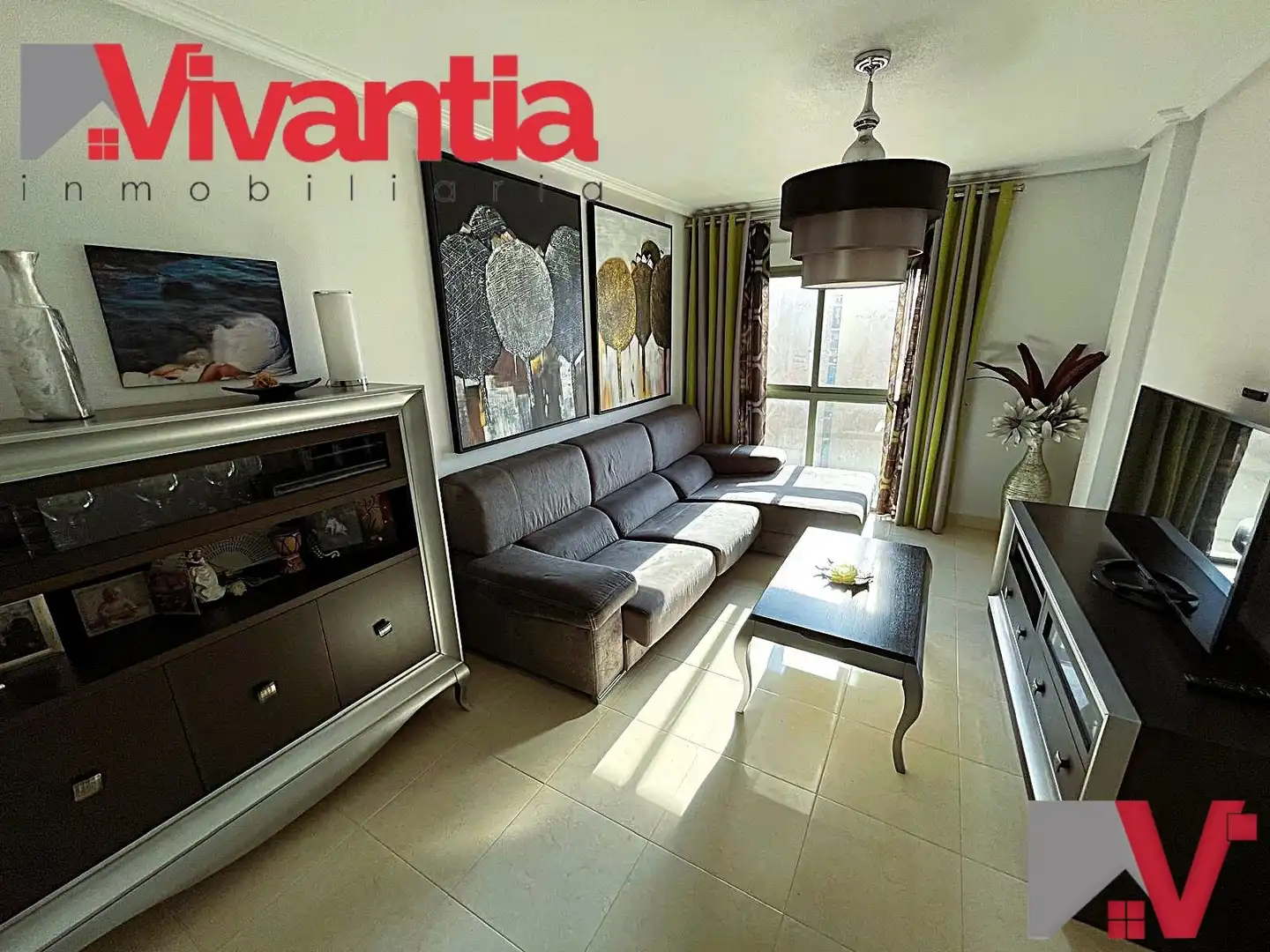 Living room of Flat for sale in Lorca  with Air Conditioner and Heating