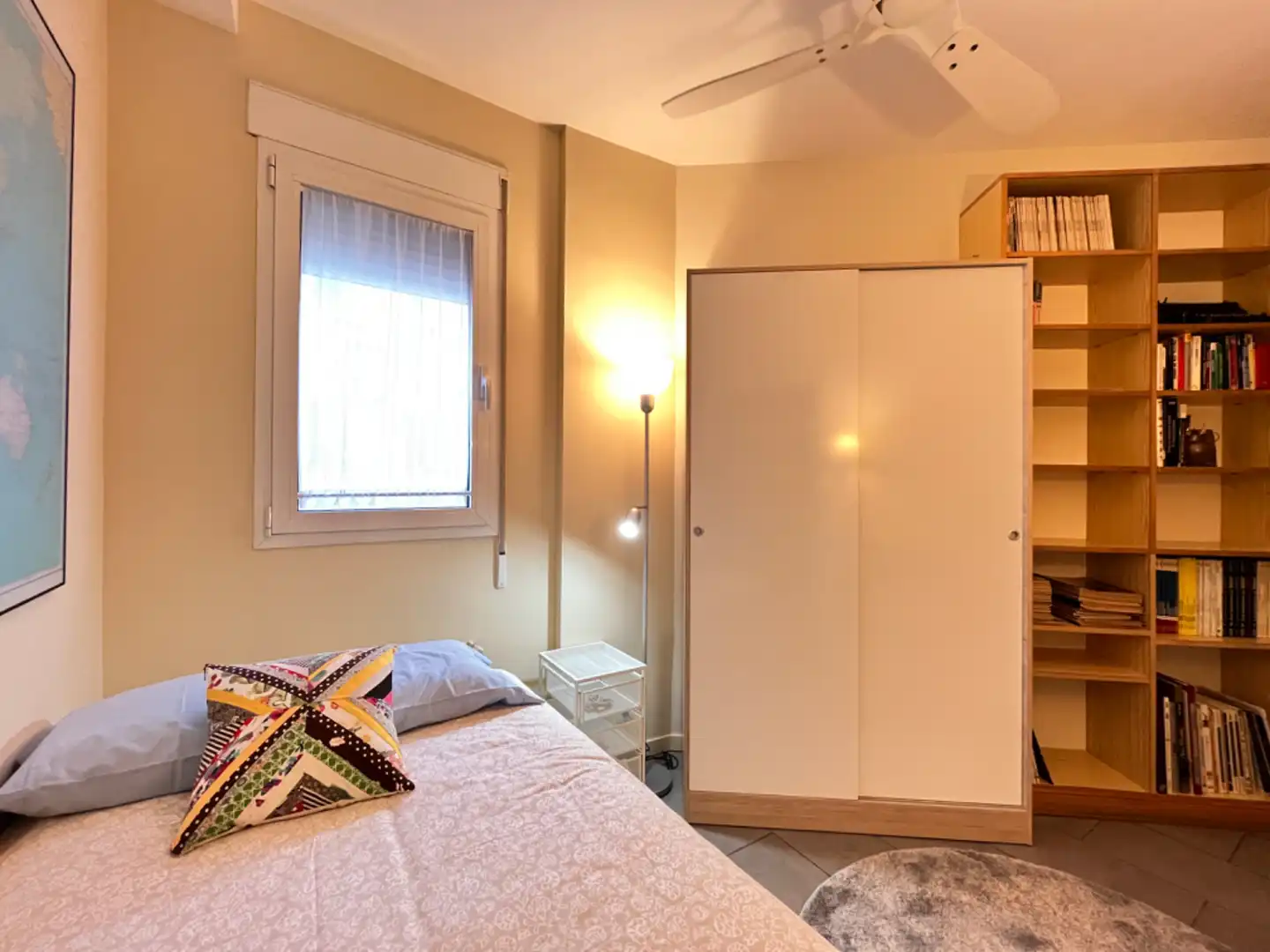 Schlafzimmer von Wohnung zum Verkauf in Madrid mit Terrasse, Möbliert und Ofen