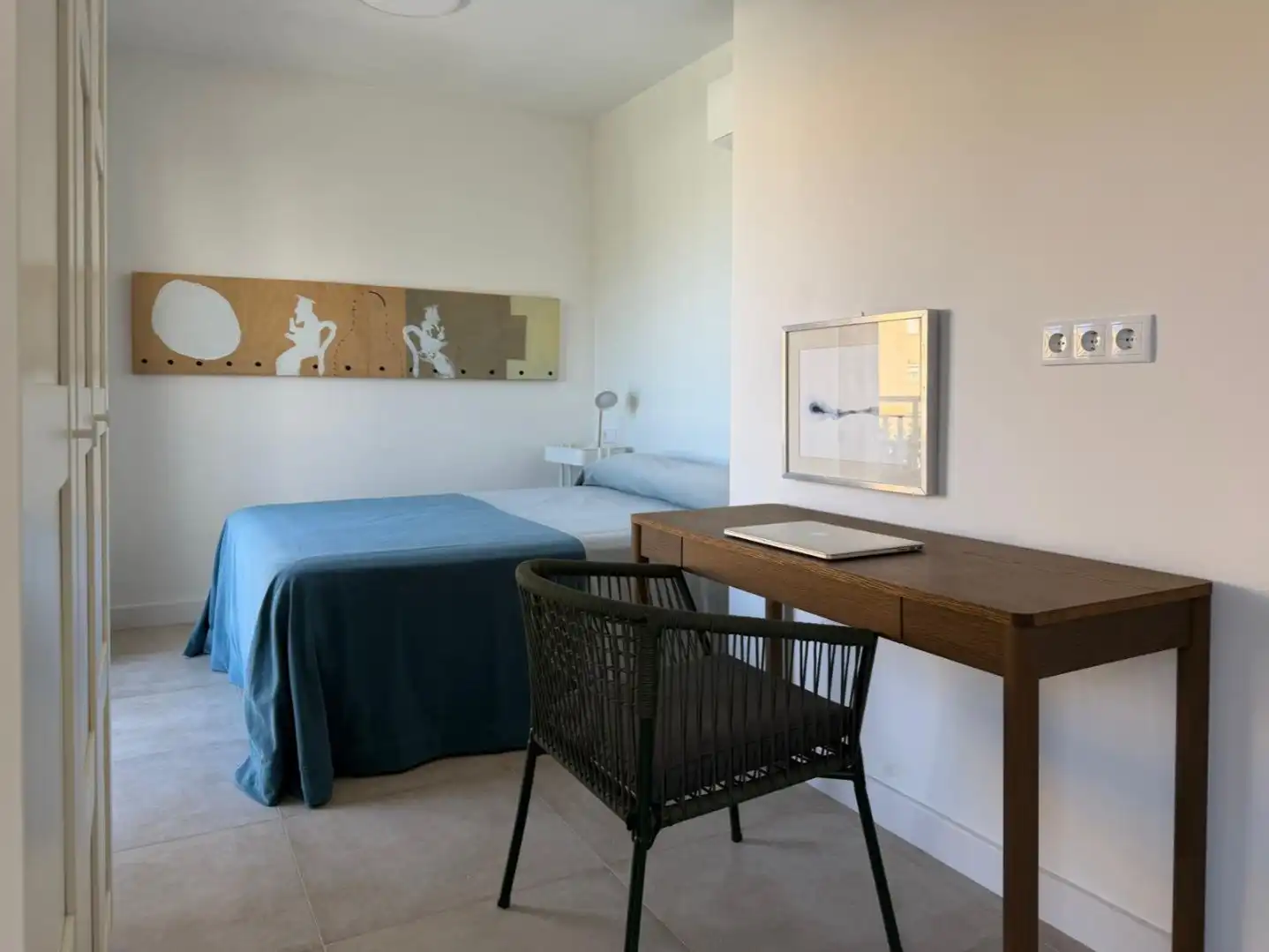 Schlafzimmer von Wohnung zum Verkauf in Sanlúcar de Barrameda mit Klimaanlage, Terrasse und Balkon