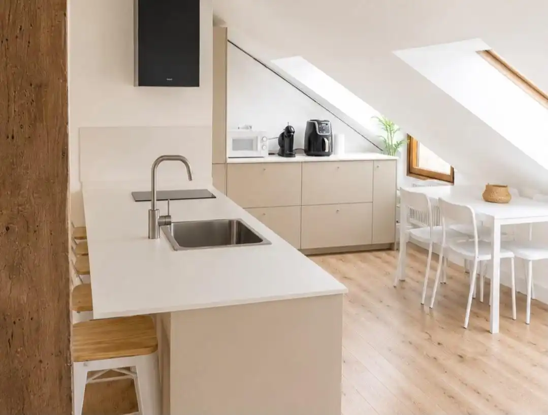 Kitchen of Flat for sale in Castro-Urdiales  with Heating, Parquet flooring and Storage room