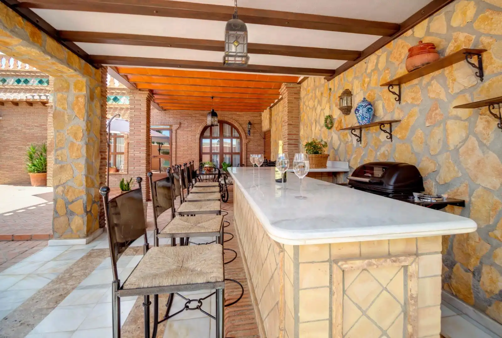 Terrace of Houses for rent in Padul  with Private garden, Furnished and Community pool