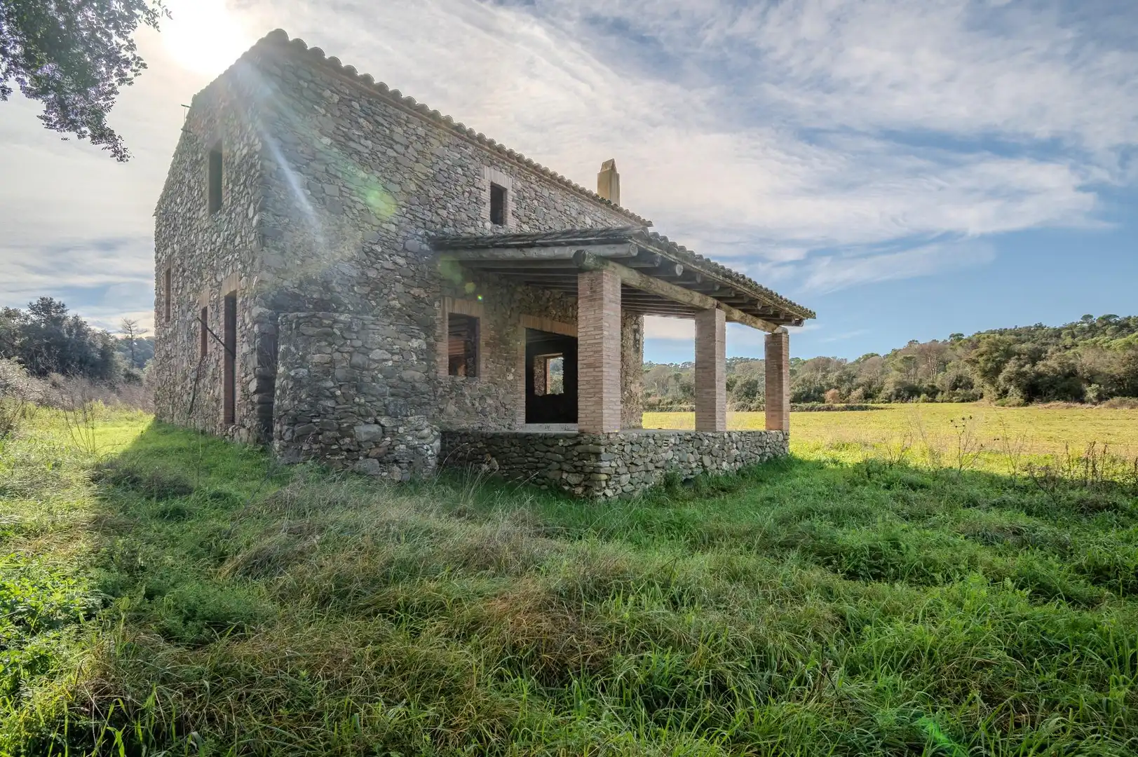 Vista exterior de Finca rústica en venda en Cruïlles, Monells I Sant Sadurní de L'Heura