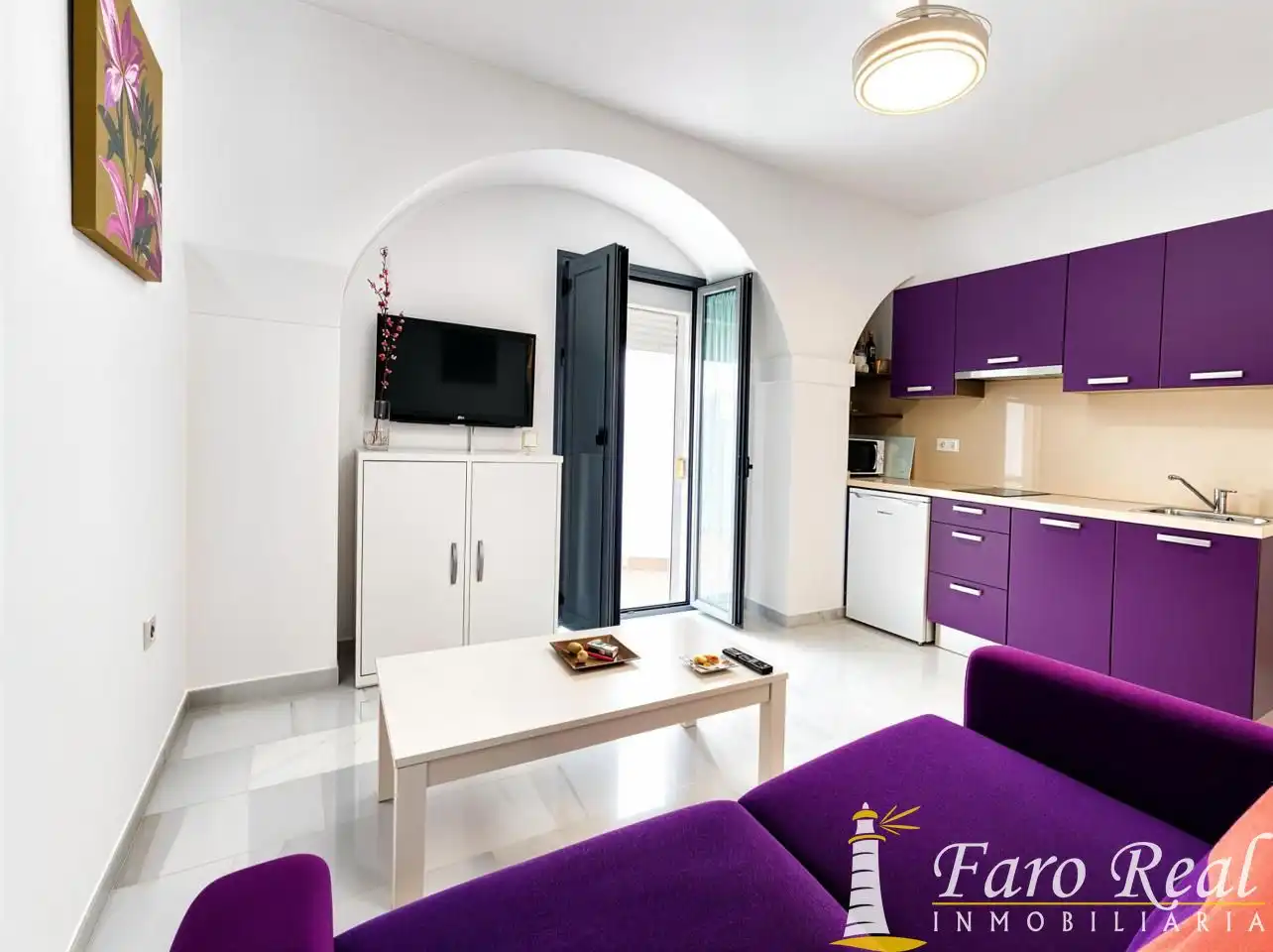 Living room of Study for rent in Sanlúcar de Barrameda  with Furnished