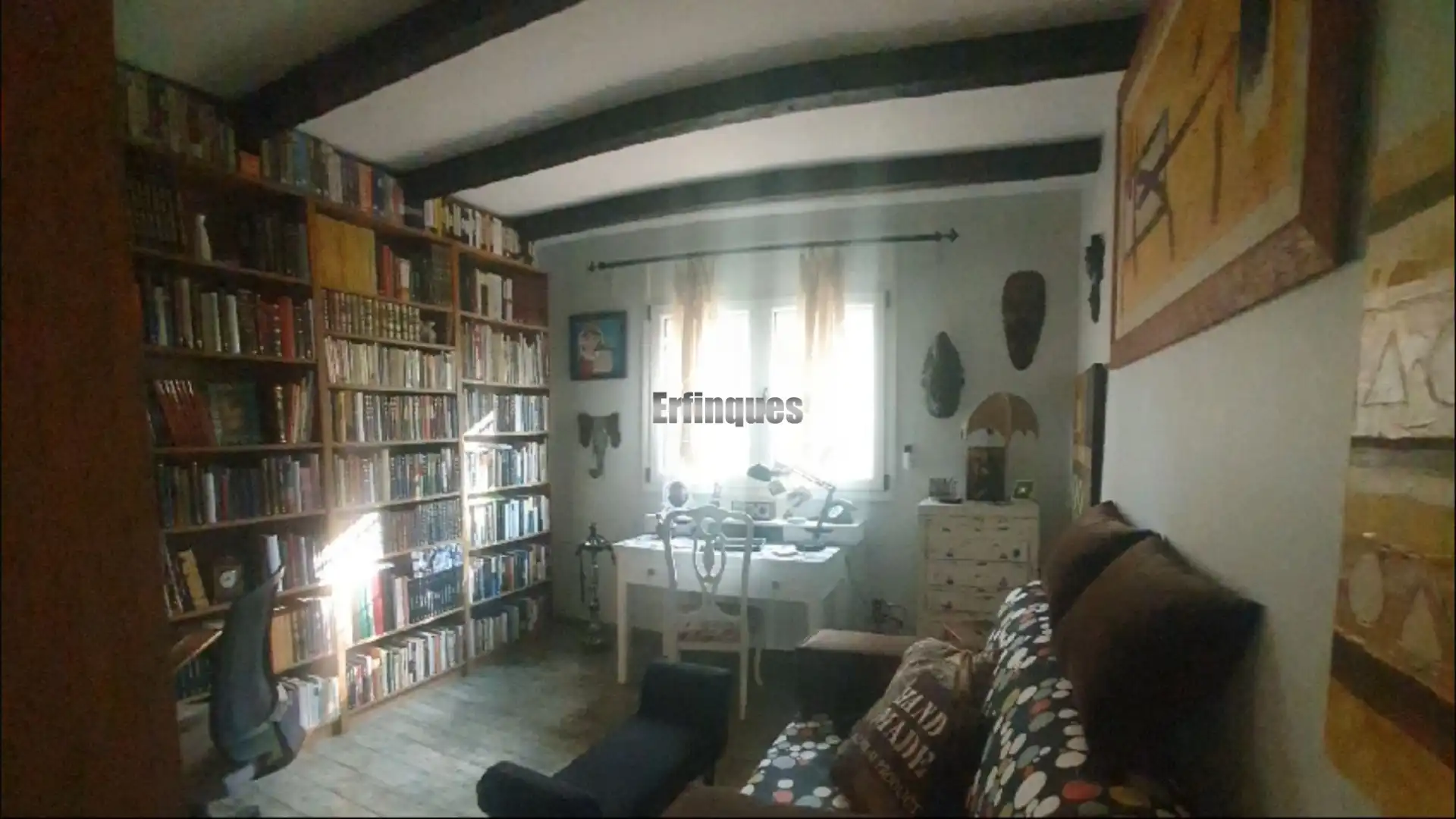 Wohnzimmer von Haus oder Chalet zum Verkauf in Rubí mit Klimaanlage, Heizung und Privatgarten