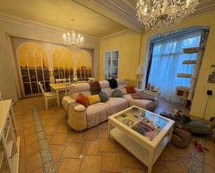 Living room of Flat for sale in  Lleida Capital  with Heating, Storage room and Furnished