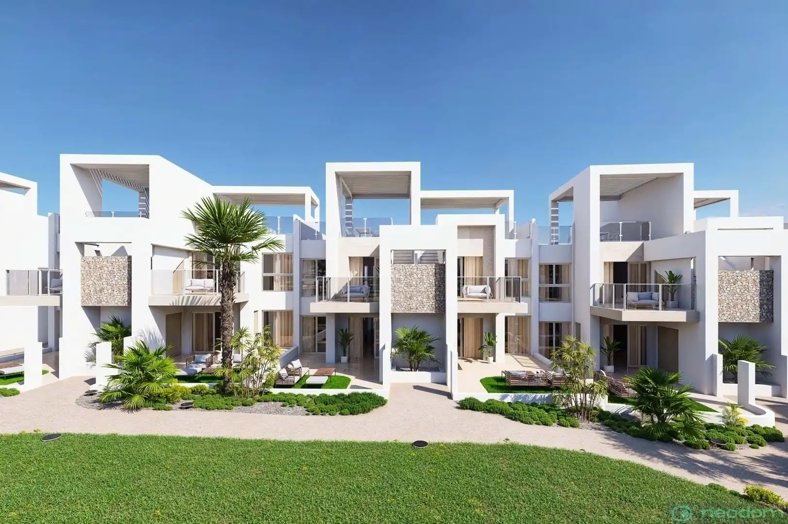 Exterior view of Houses for sale in Rojales  with Air Conditioner, Terrace and Swimming Pool