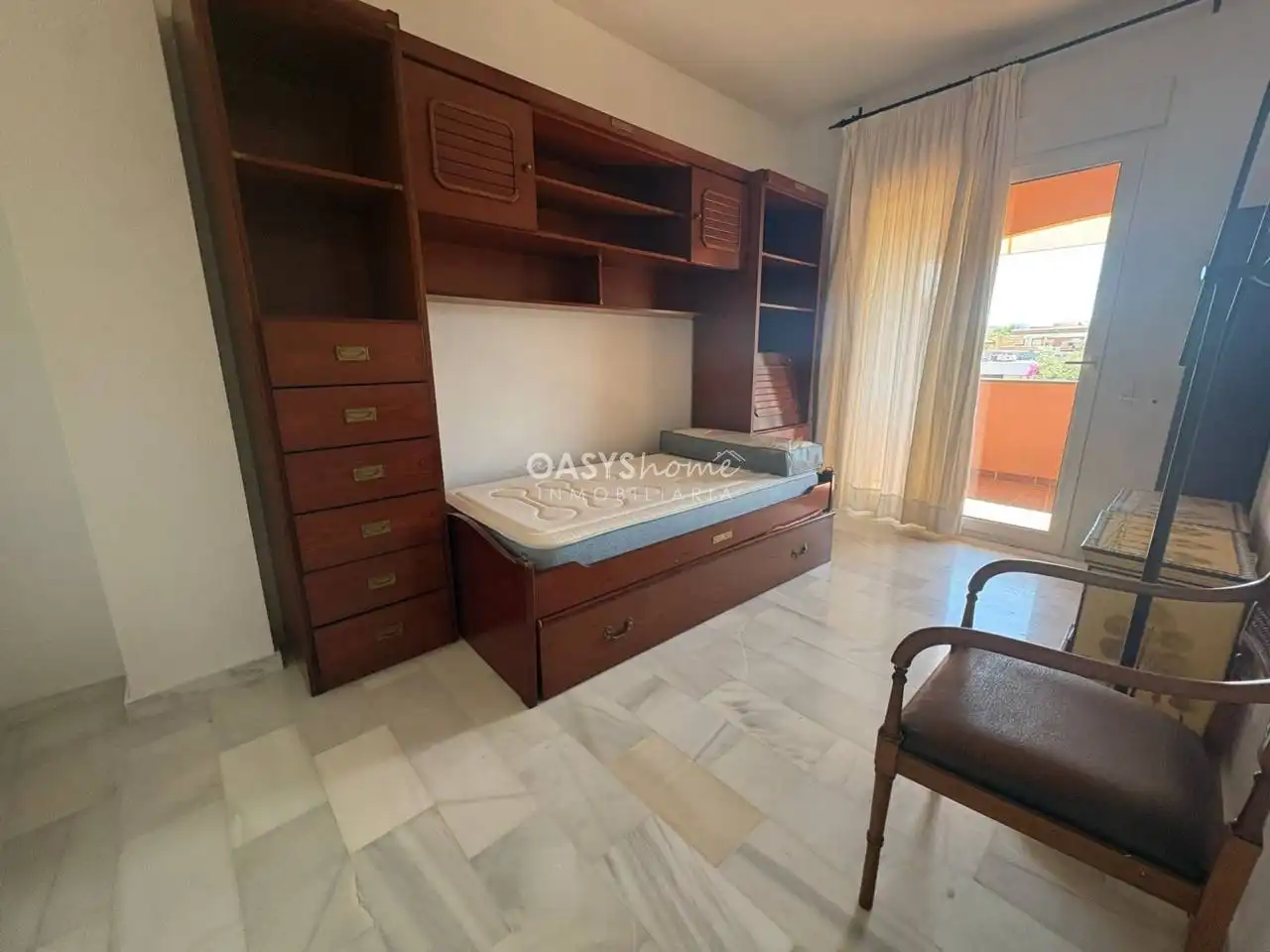 Schlafzimmer von Wohnung zur Miete in Cartagena mit Terrasse, Möbliert und Balkon