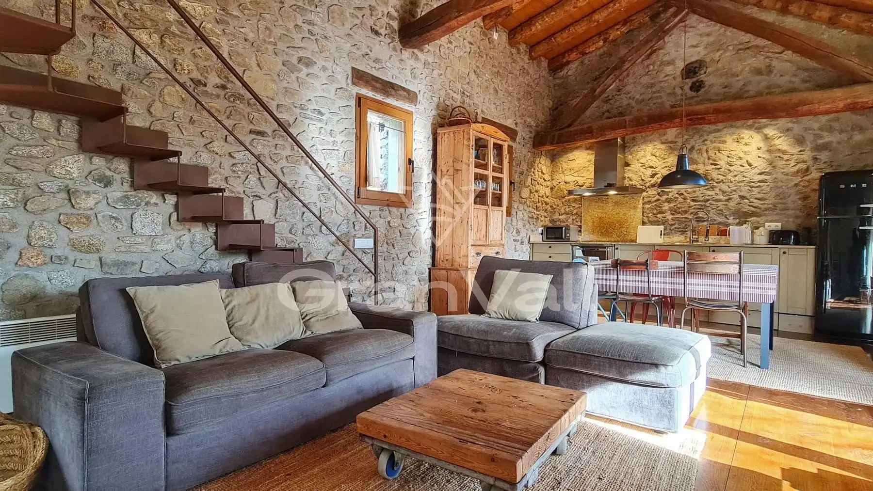 Sala de estar de Casa adosada en venta en Dorres con Calefacción, Jardín privado y Terraza