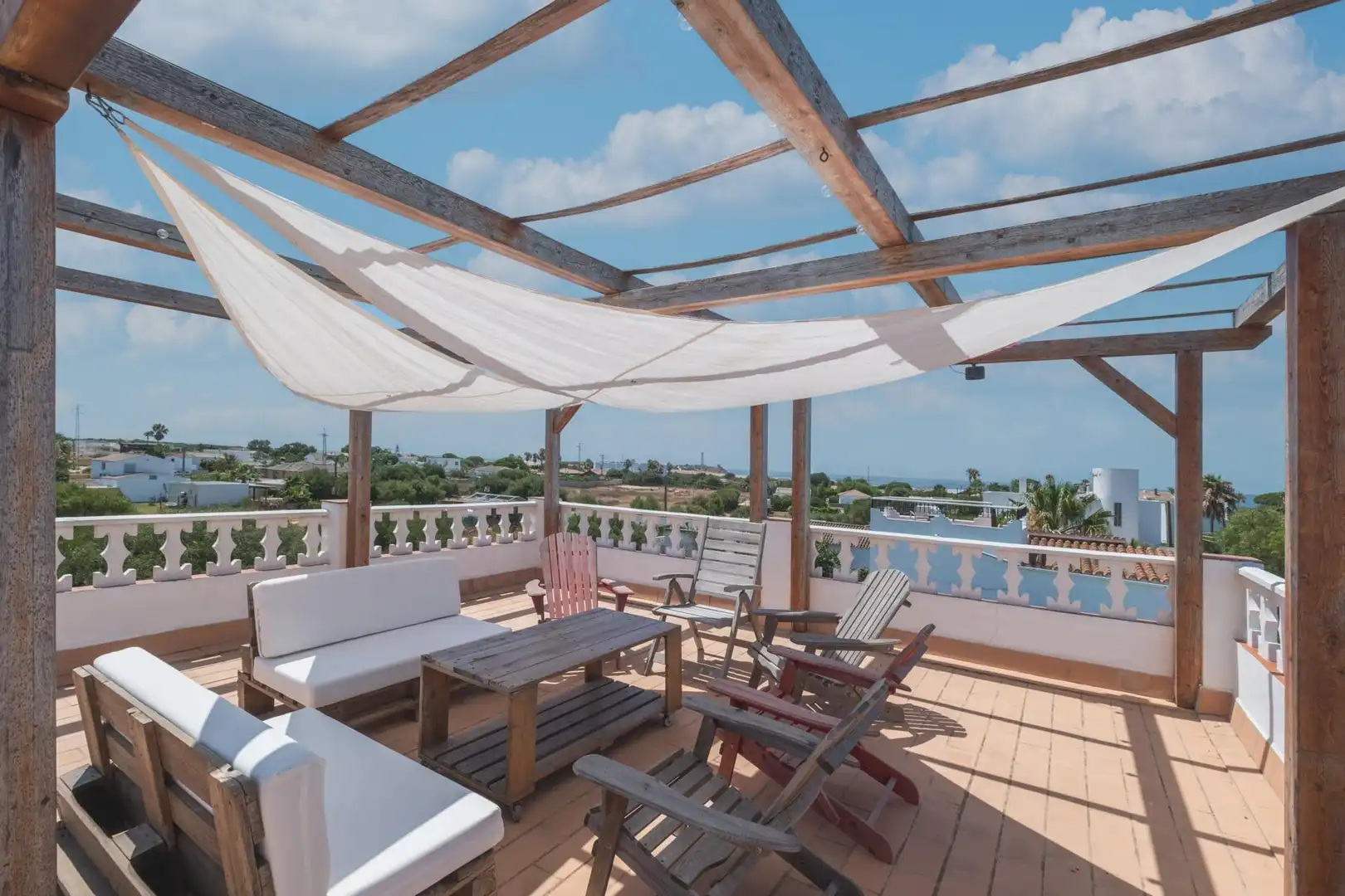 Terrace of Country homes for sale in Barbate  with Private garden, Terrace and Storage room