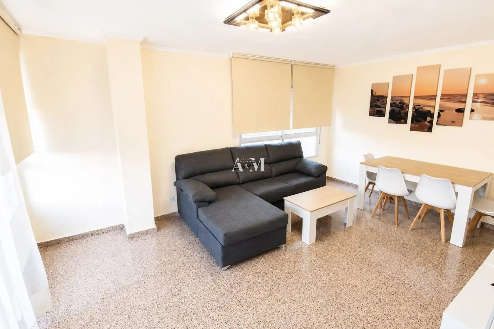 Sala de estar de Piso de alquiler en Almoradí con Calefacción, Terraza y Amueblado