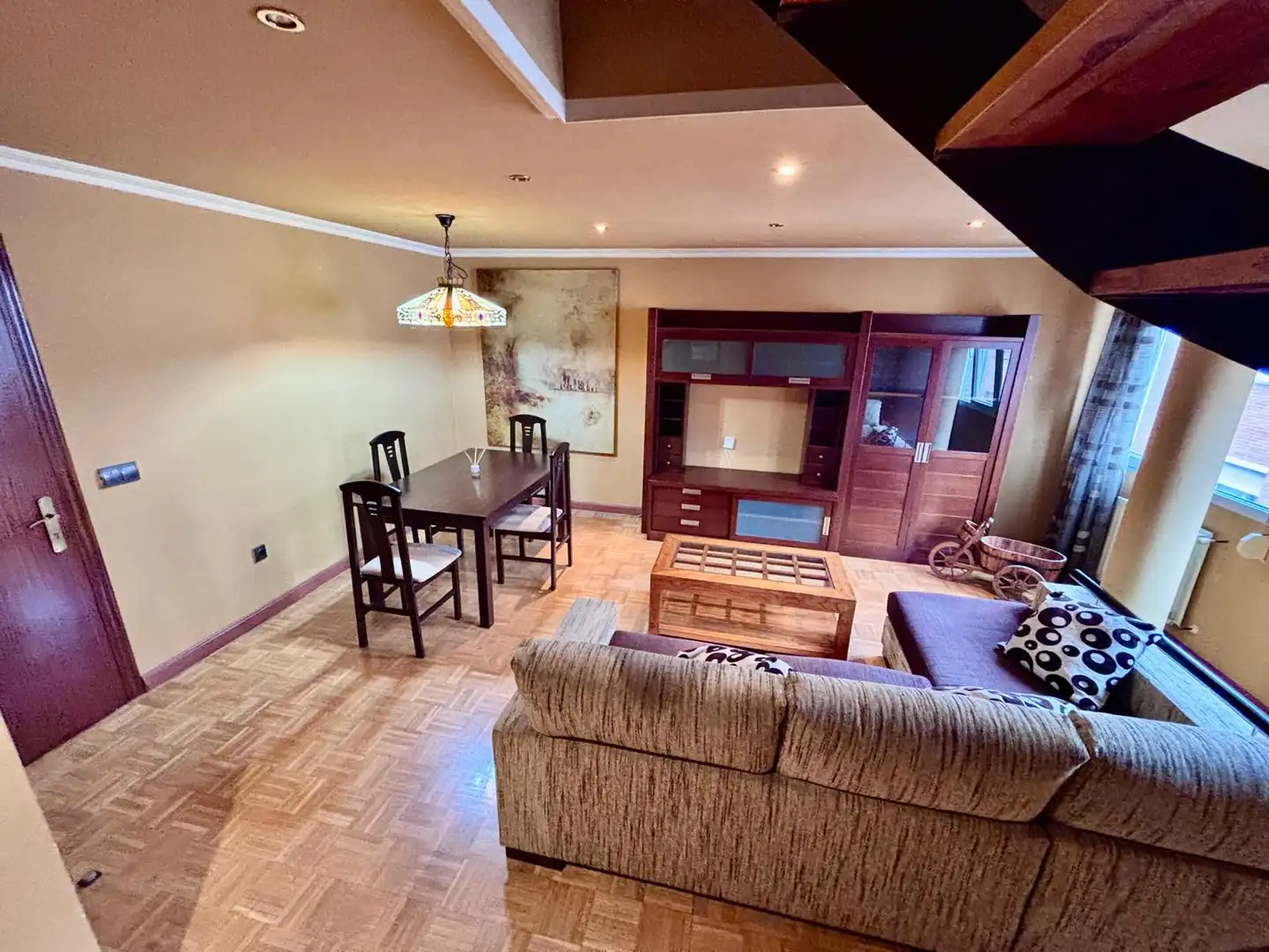 Wohnzimmer von Maisonette zum Verkauf in Gijón  mit Heizung, Parkett und Abstellraum
