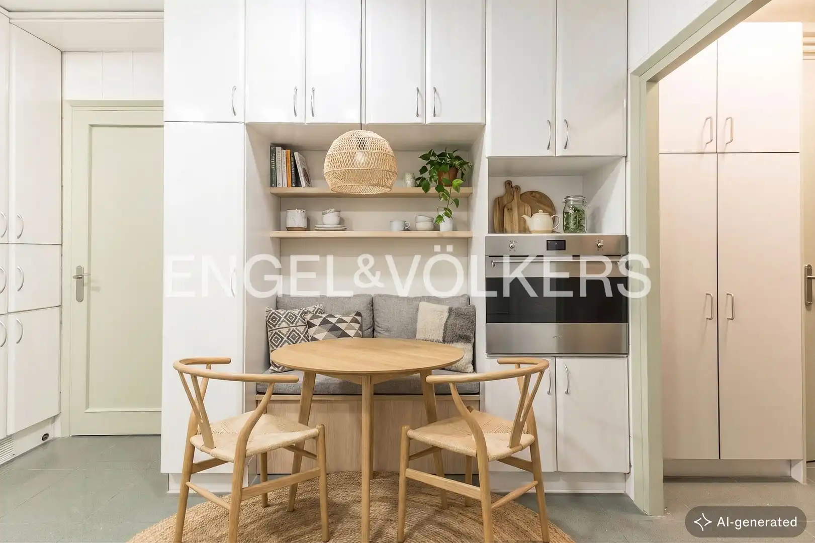 Esszimmer von Wohnung zum Verkauf in Barcelona mit Klimaanlage, Heizung und Parkett