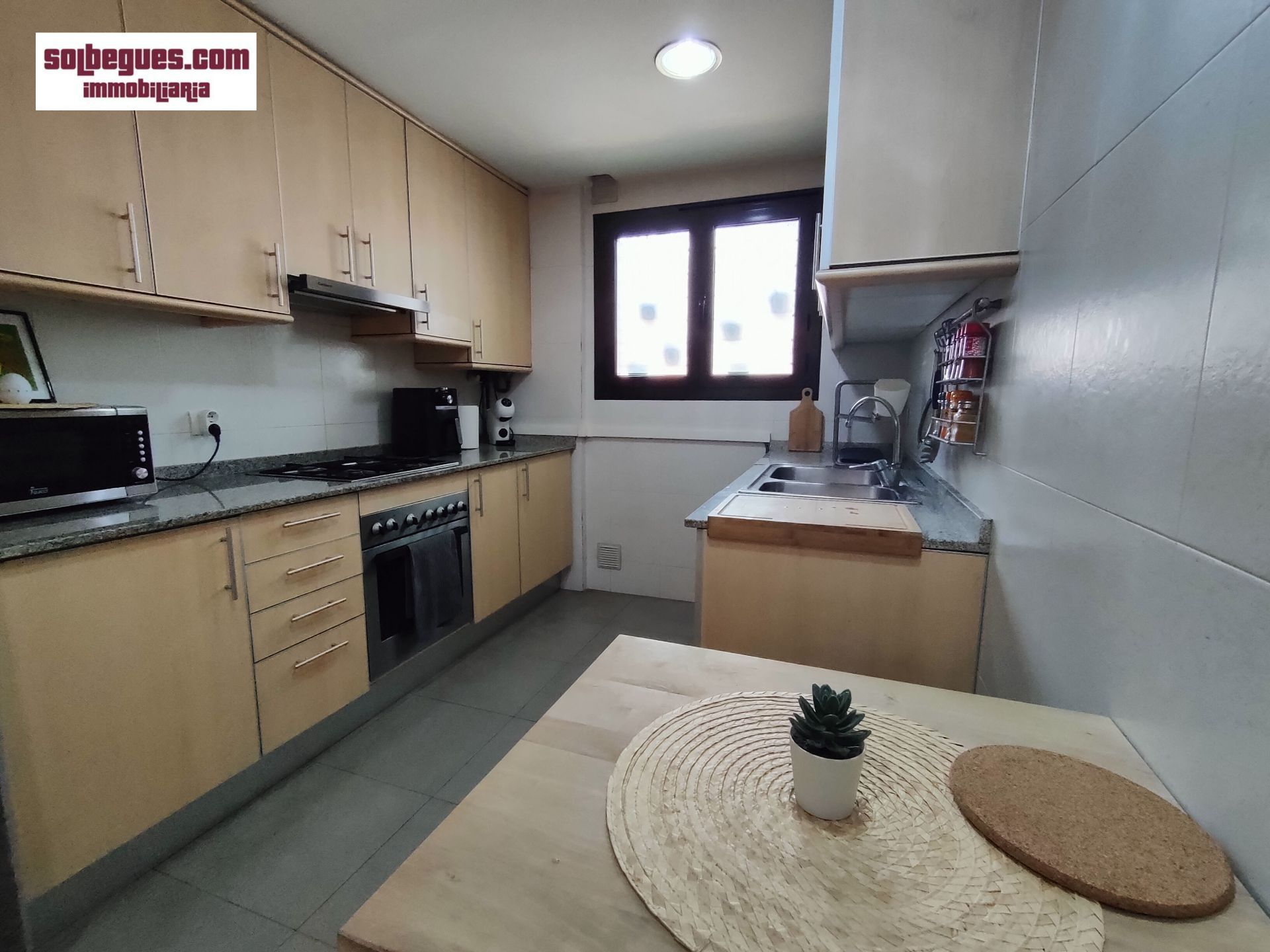 Kitchen of Flat for sale in Begues  with Heating, Private garden and Terrace