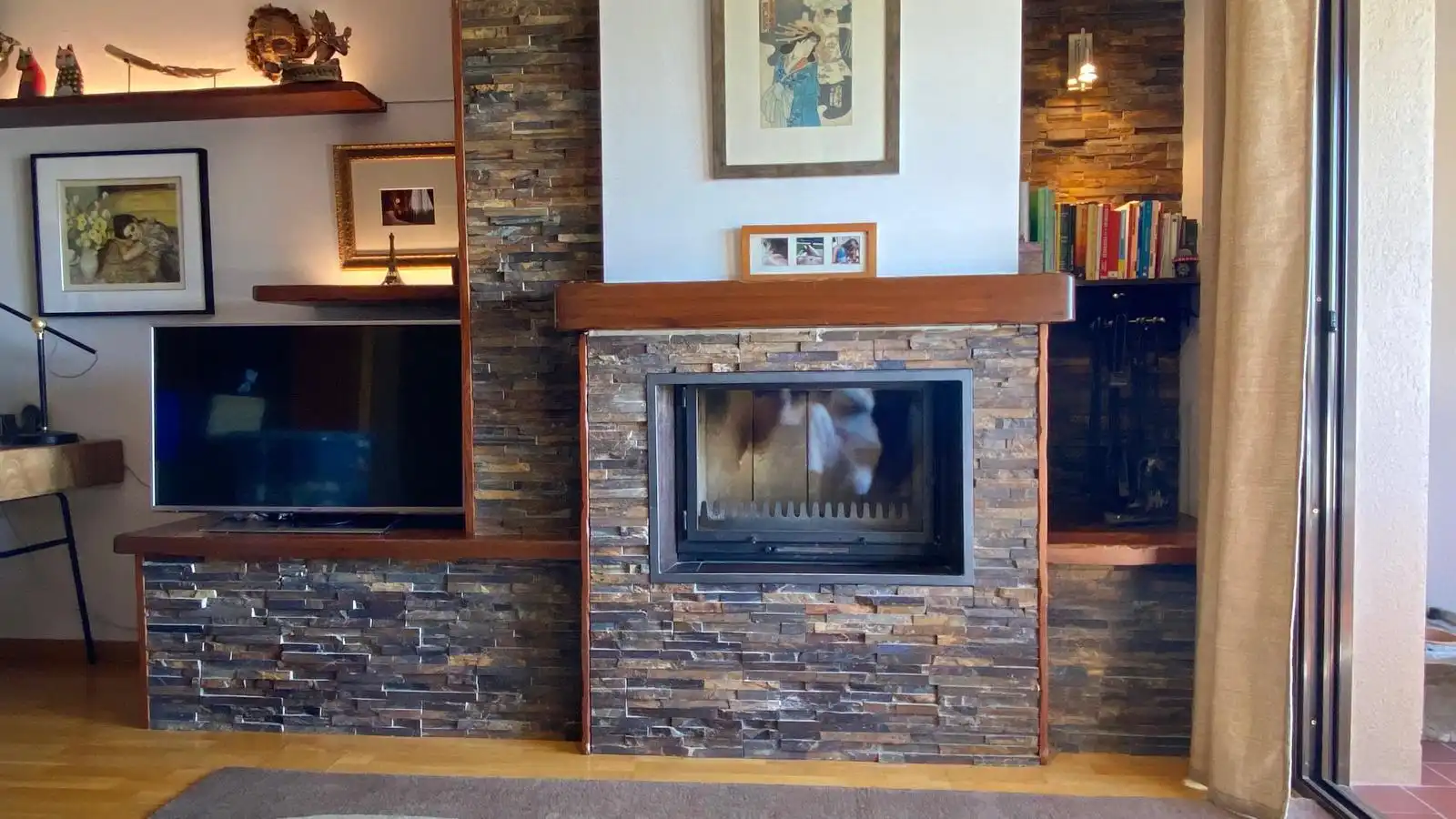 Living room of Flat for sale in Berga  with Heating, Terrace and Furnished