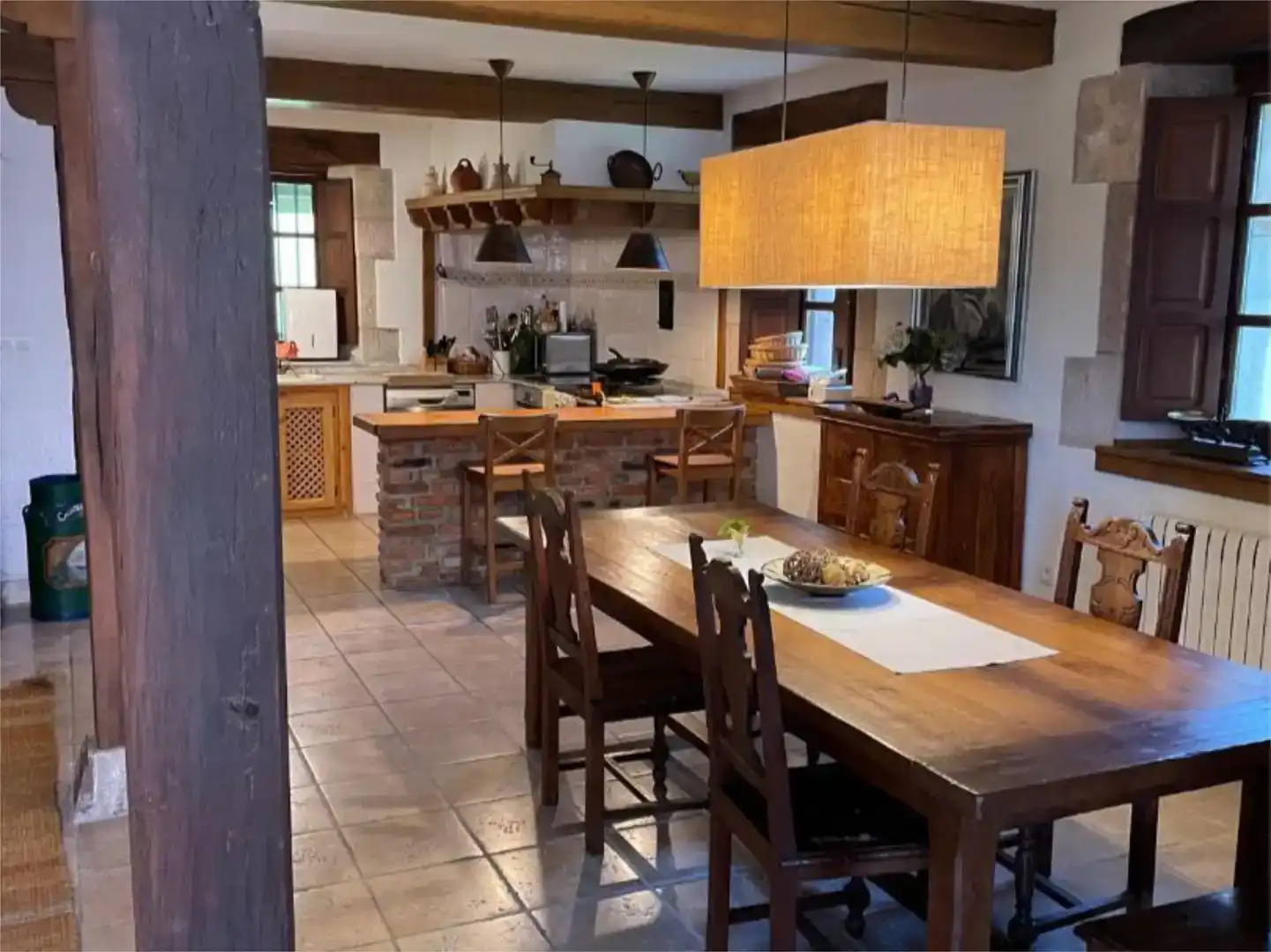 Cuina de Finca rústica en venda en Val de San Vicente  amb Balcó