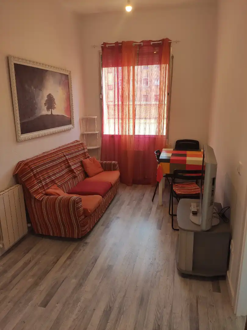 Sala de estar de Piso de alquiler en Zaragoza con Calefacción, Parquet y Amueblado