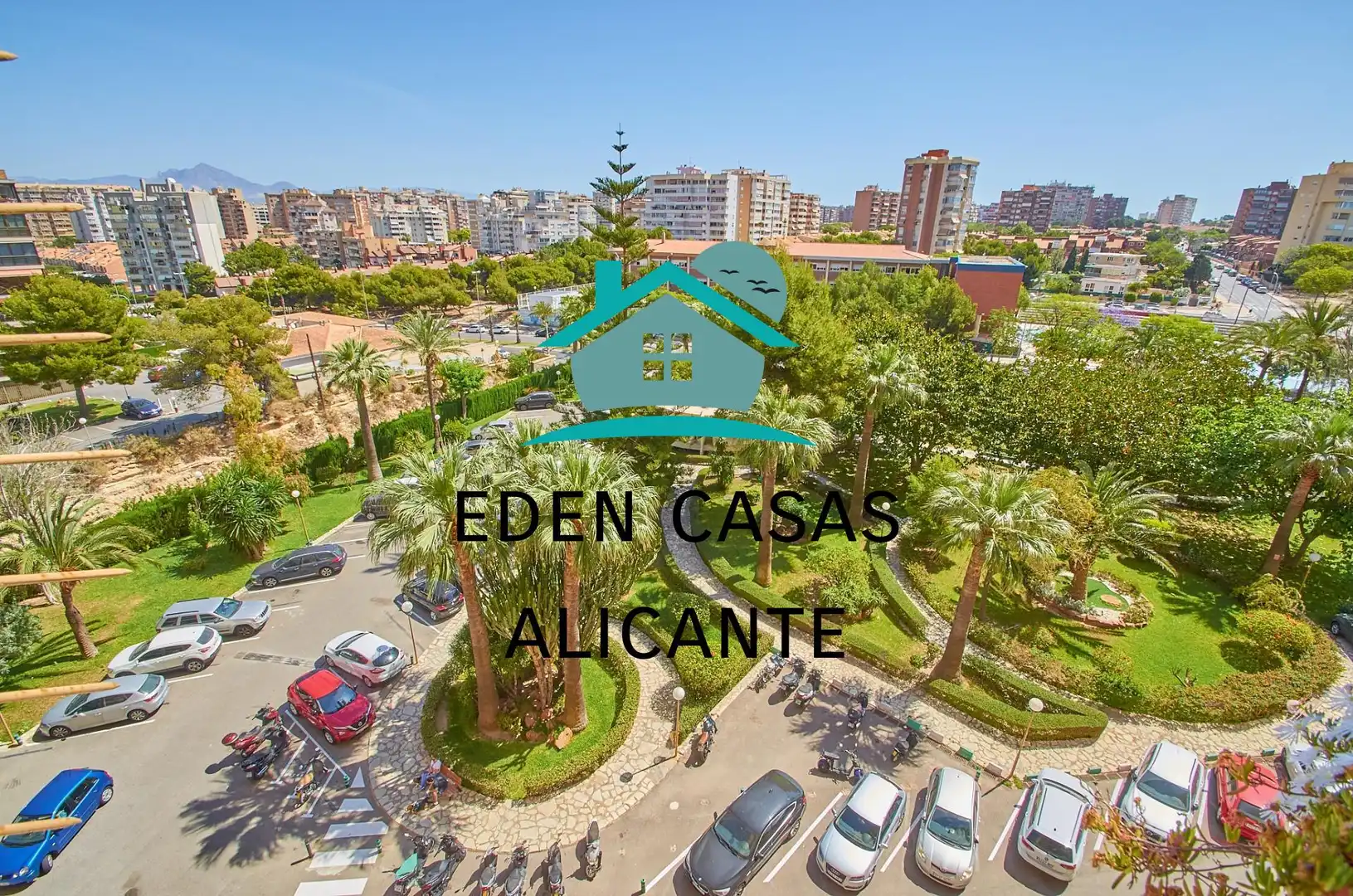 Außenansicht von Wohnungen zum Verkauf in Alicante / Alacant mit Klimaanlage, Heizung und Privatgarten