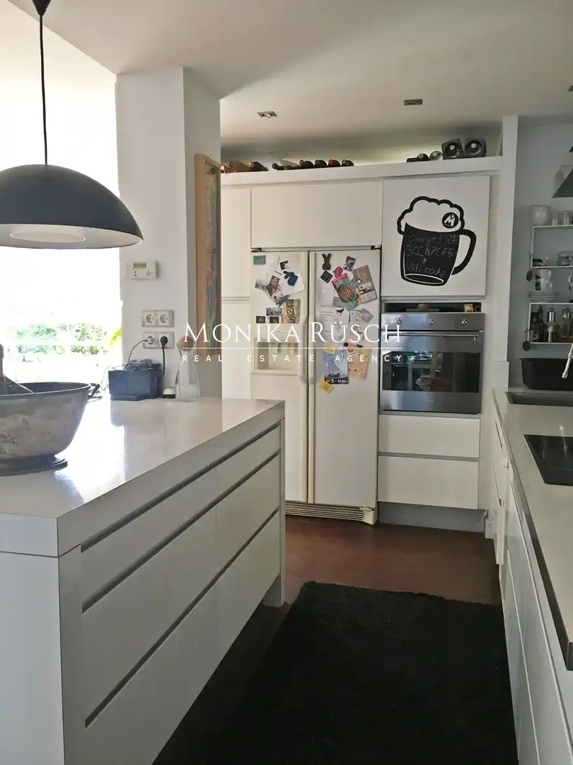 Kitchen of Flat for rent in Castelldefels  with Air Conditioner, Heating and Private garden