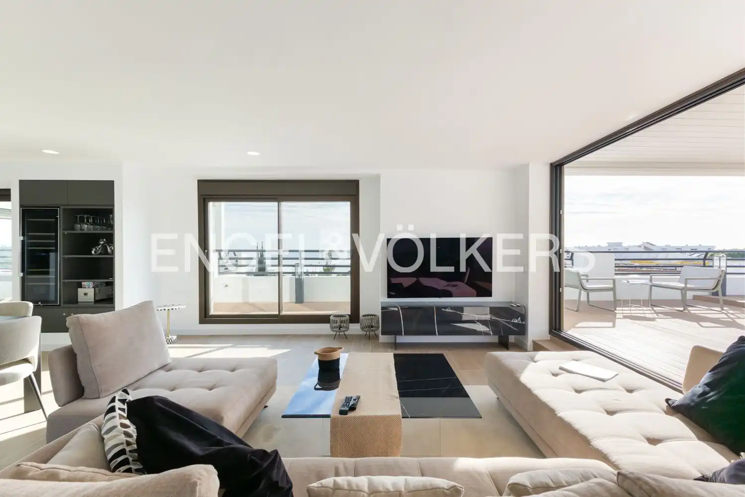 Sala d'estar de Àtic en venda en Alcalà de Xivert amb Aire condicionat, Calefacció i Terrassa