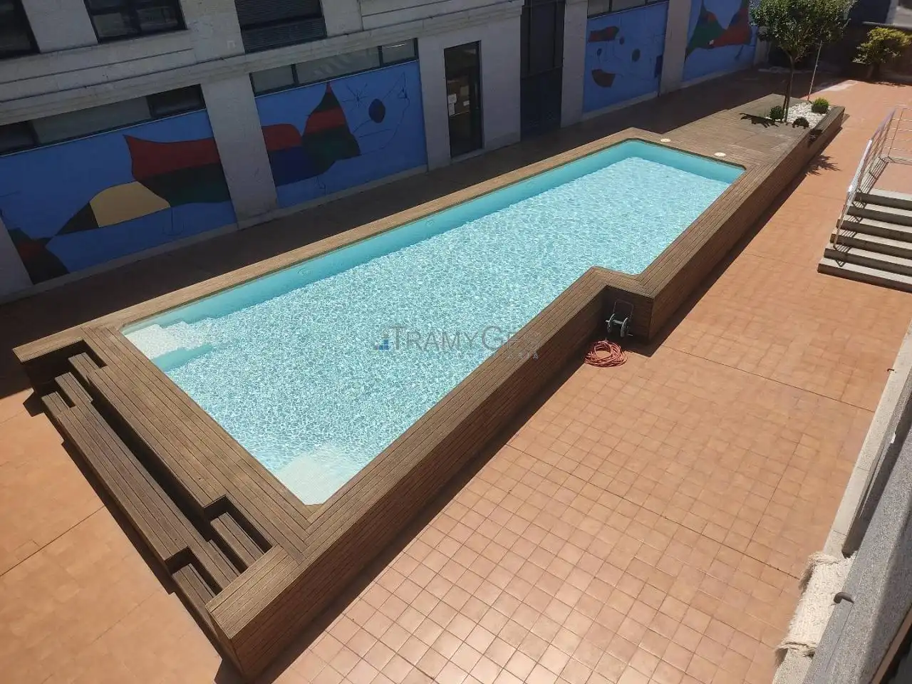 Swimming pool of Flat for sale in Nigrán  with Heating and Storage room