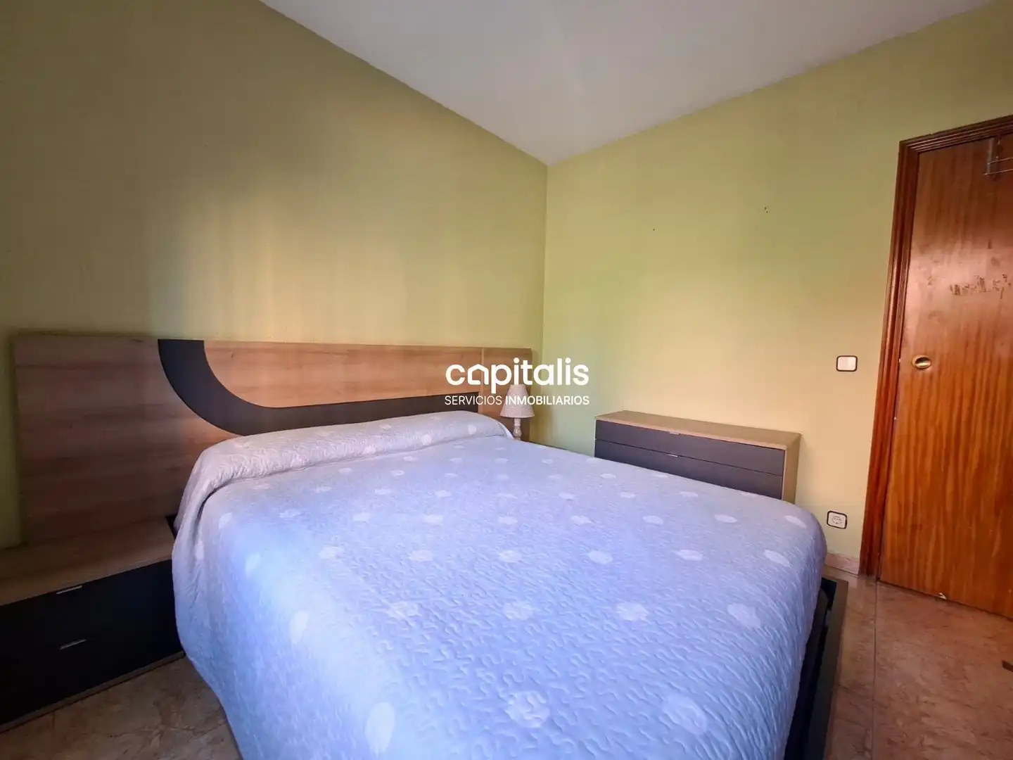 Schlafzimmer von Wohnung zur Miete in Madrid mit Klimaanlage und Heizung