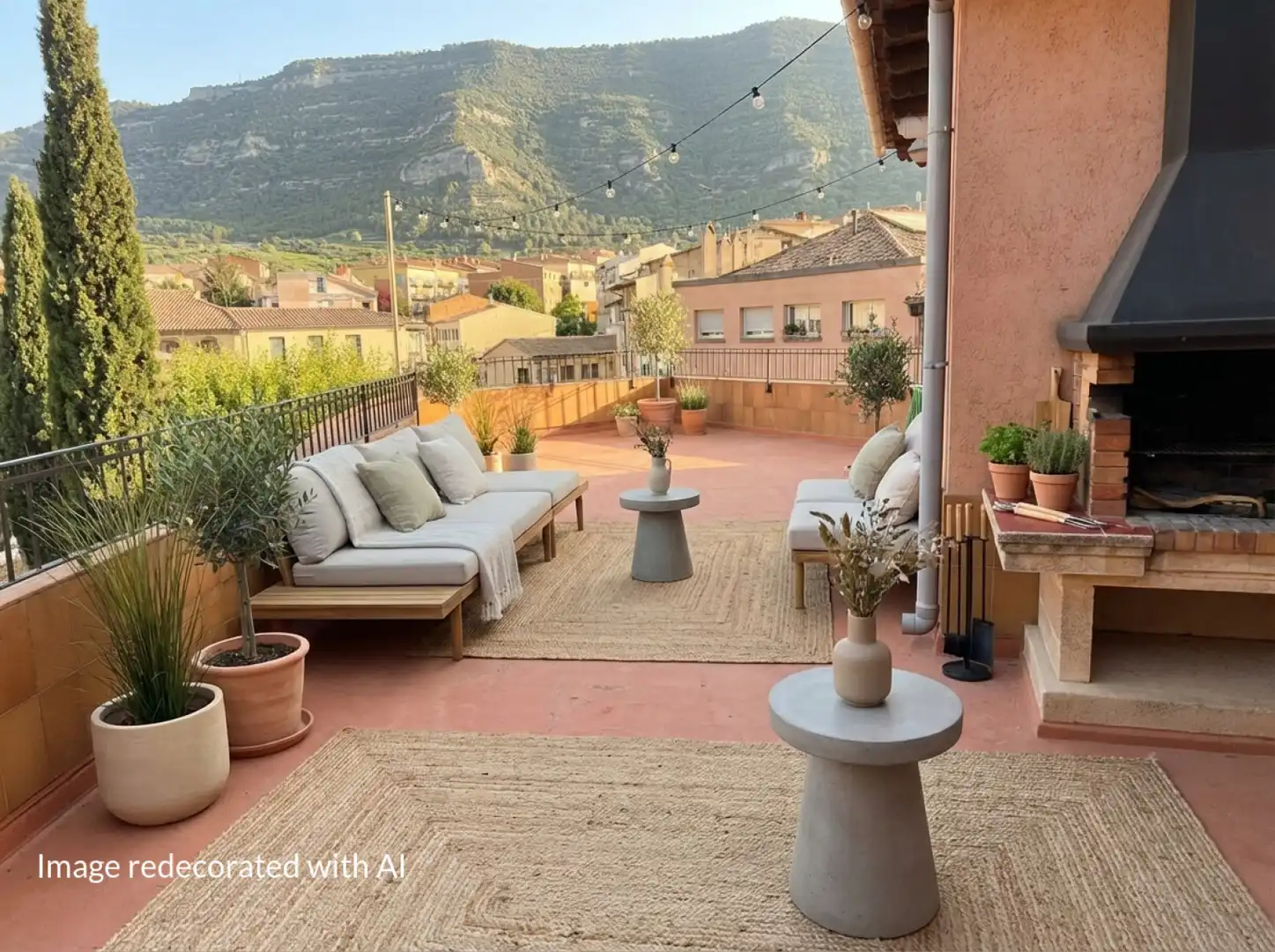 Terrace of Attic for sale in Centelles  with Heating, Terrace and Balcony