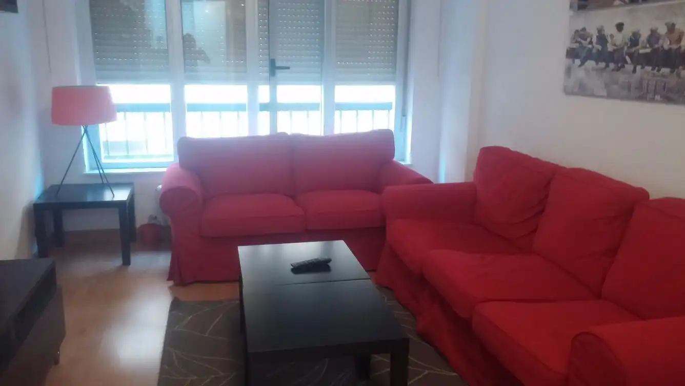 Sala de estar de Apartamento de alquiler en Salamanca con Calefacción, Parquet y Amueblado
