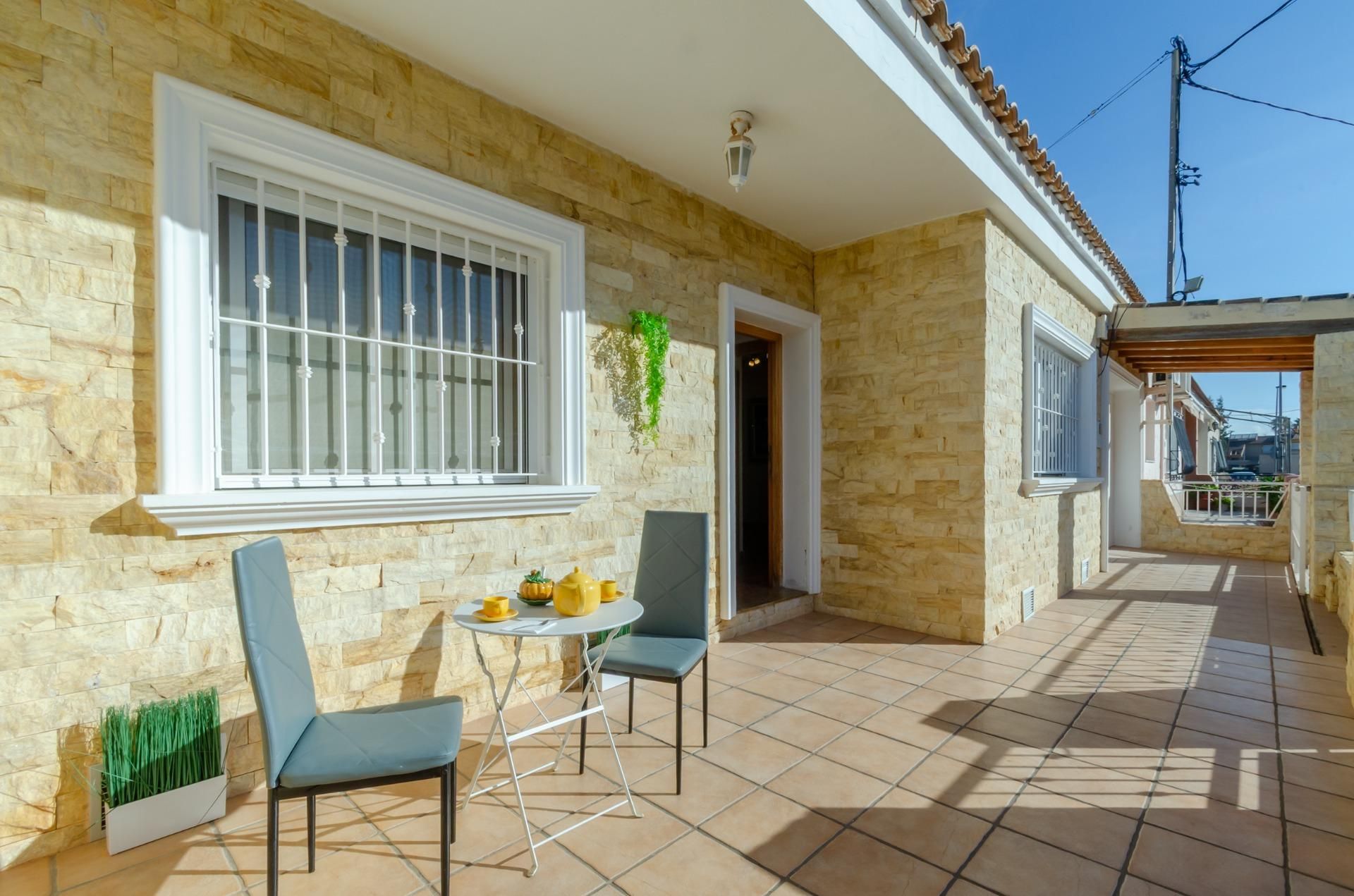 Terrace of Single-family semi-detached for sale in Cartagena  with Air Conditioner, Private garden and Terrace