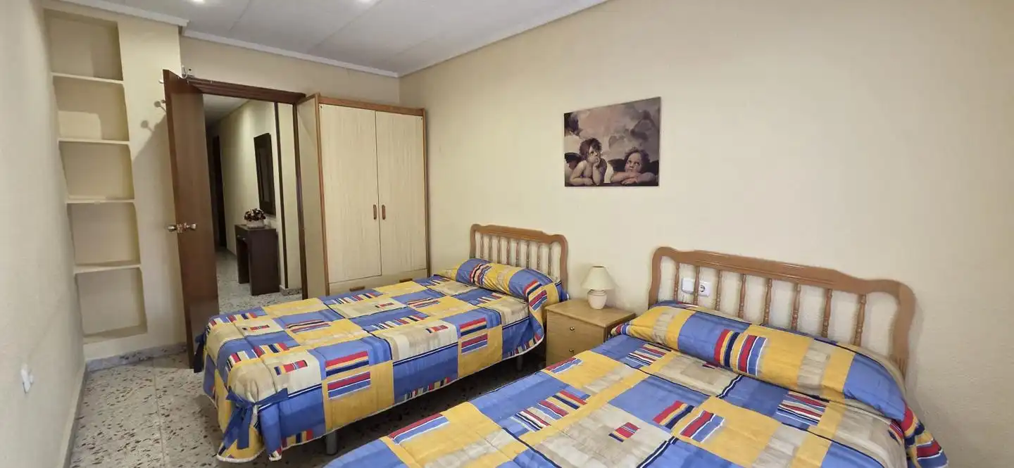 Bedroom of Flat for rent in Elche / Elx  with Air Conditioner, Furnished and Balcony