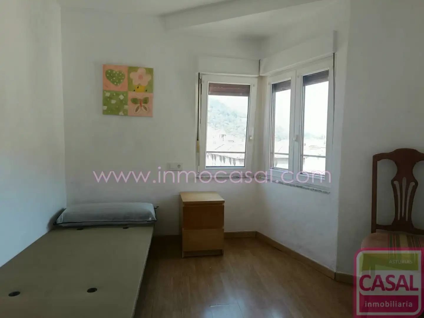 Schlafzimmer von Wohnung zur Miete in Aller mit Heizung und Möbliert